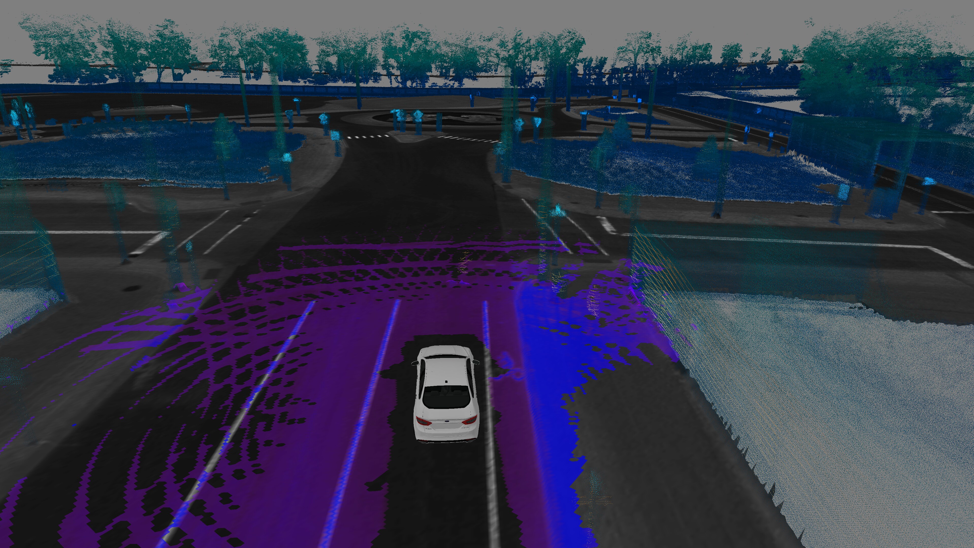 Fusion Hybrid Research Vehicle 3D Map